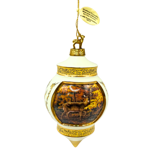 Vintage Bradford Exchange Woodland Tranquility Heirloom 2000 Ornament Collection - As Is