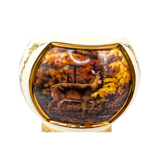 Vintage Bradford Exchange Woodland Tranquility Heirloom 2000 Ornament Collection - As Is