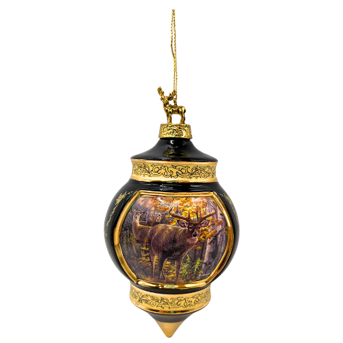 Vintage Bradford Exchange Woodland Tranquility Heirloom 2000 Ornament Collection - As Is