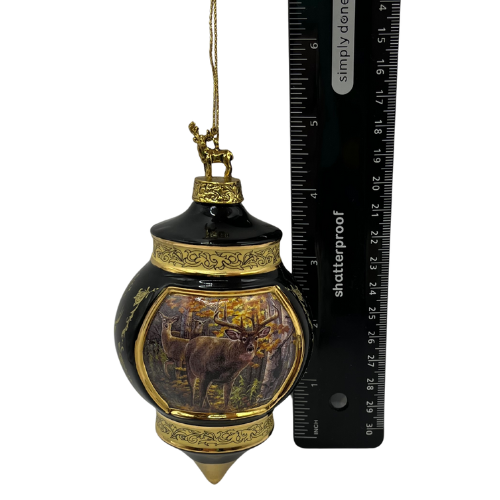 Vintage Bradford Exchange Woodland Tranquility Heirloom 2000 Ornament Collection - As Is