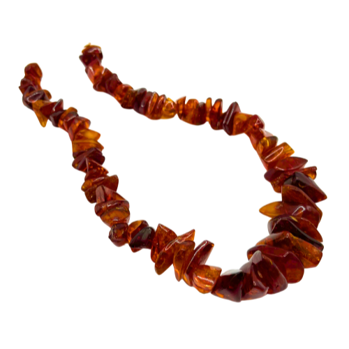 Vintage Baltic Amber Natural Graduated Beaded 16" Necklace Chocker with Spring Clasp