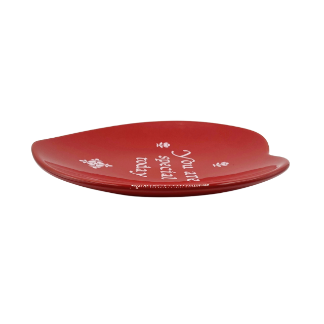 Vintage Waechtersbach "You Are Special Today" Red Celebration Plate - 1979 Tradition Heart Shaped