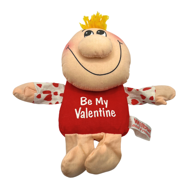 Wilbur and Friends by Russ: Vintage "Be My Valentine" Plush Toy