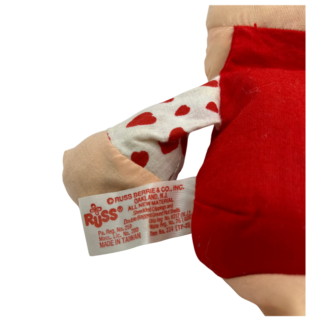 Wilbur and Friends by Russ: Vintage "Be My Valentine" Plush Toy