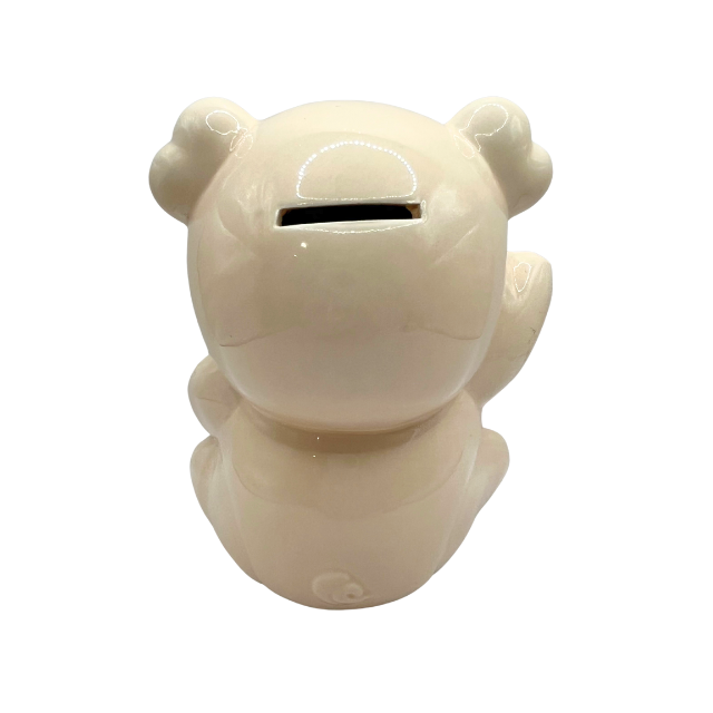 Vintage Anthropomorphic Piggy Bank 7" Hand Painted High Gloss Finish Ceramic Figurine