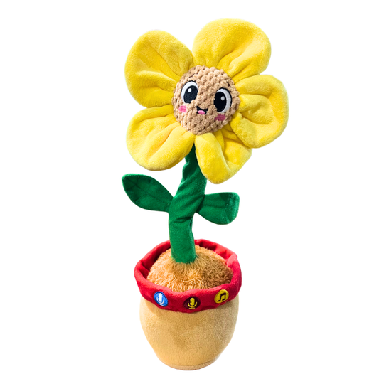 Spark Create Imagine Learning Bilingual Talking and Dancing Plush Sunflower 14 inch