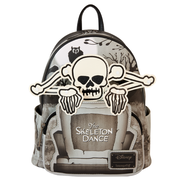 Loungefly Disney The Skeleton Dance 95th Anniversary Glow Mini Backpack New with Tags