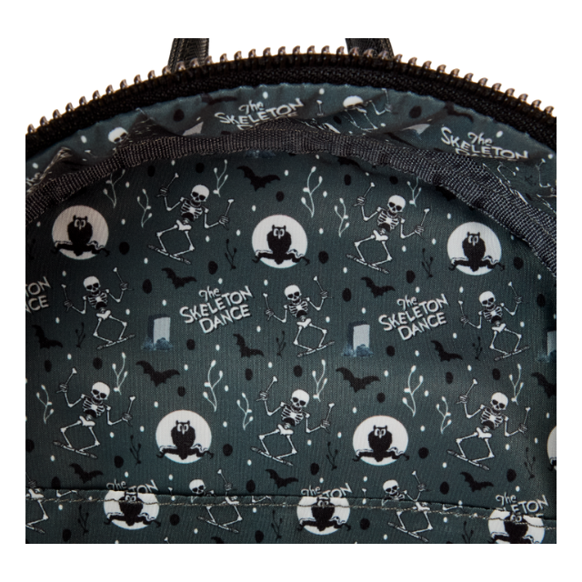 Loungefly Disney The Skeleton Dance 95th Anniversary Glow Mini Backpack New with Tags