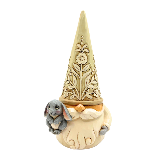 2021 Jim Shore "Gnome-Bunny Loves You Like I Do" Heartwood Creek Collection Figurine 5.5" Tall