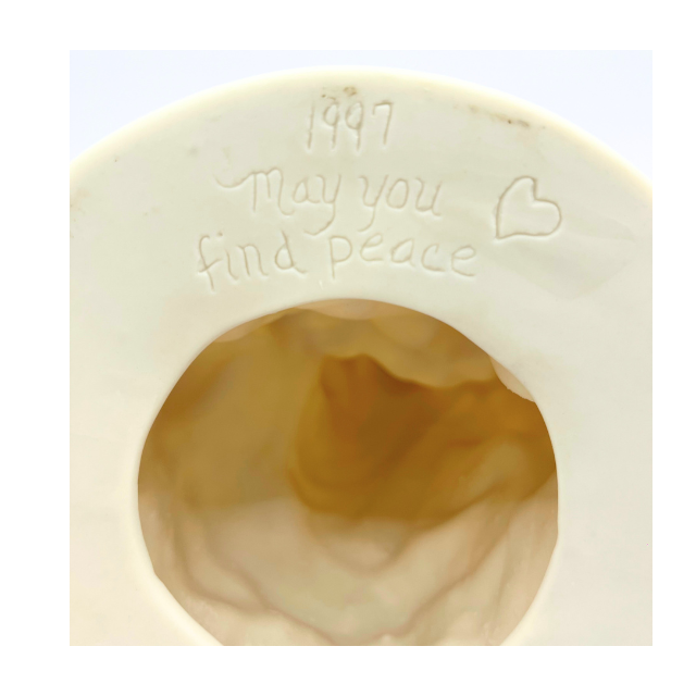 "Come Unto Me" Religious Ceramic Jesus Children & Lamb Molded Sculpture 1997