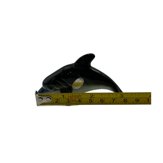 Mid Century Bone Chine Dolphin Minatare Figurines Made in Japan
