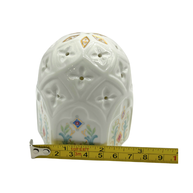 Prestige Place Venetian Collection Pierced Porcelain Potpourri Holder Pomander Vintage Japan