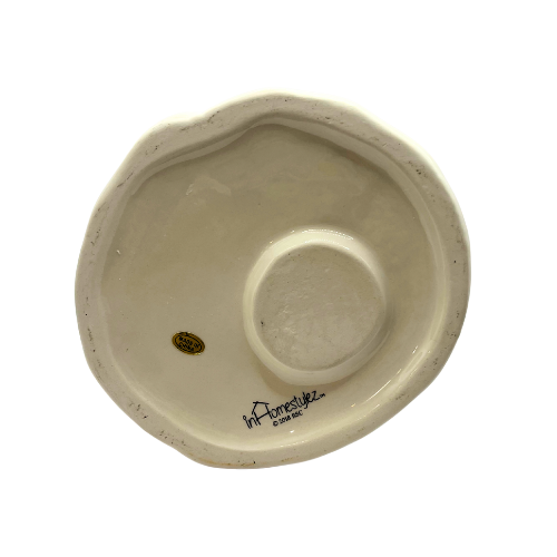 Blue Sky 2018 Santa Tea Light Votive Candle Holder inHomestylez