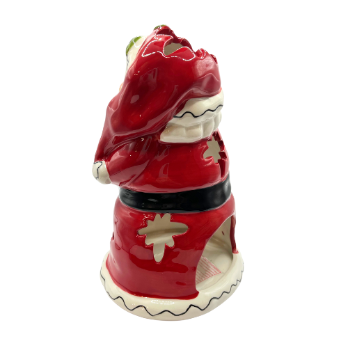 Blue Sky 2018 Santa Tea Light Votive Candle Holder inHomestylez