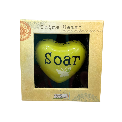 Soar Chime Heart by Christy Tomlinson Mandala Chime Hearts Collection with Box