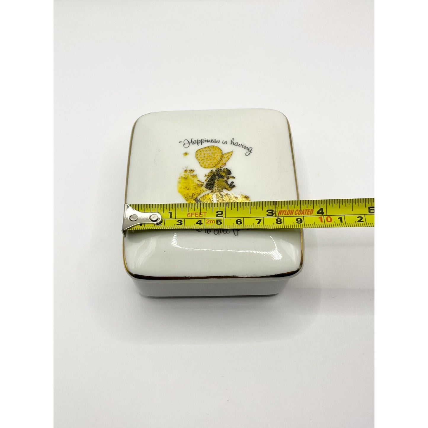Holly Hobby Trinket Box “Happiness is having someone to care for.”