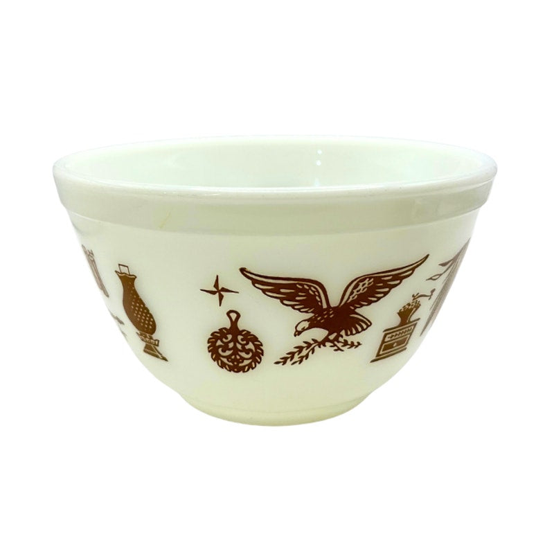 Vintage Pyrex Mixing Bowl Early American Pattern 401 1 1/2pt