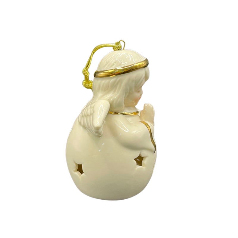 Lenox Color Changing Lit Angel Porcelain Christmas Tree Ornament Star Cutouts