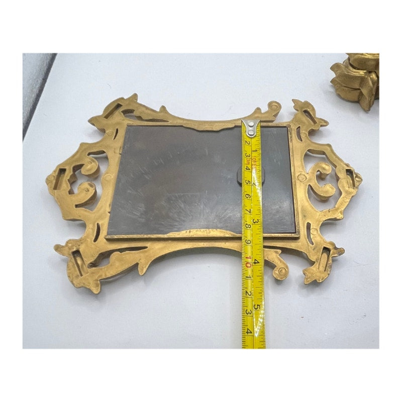 Vintage Ornate Gold Tone Plastic Frame Wall Art Famous Portrait Prints Hong Kong