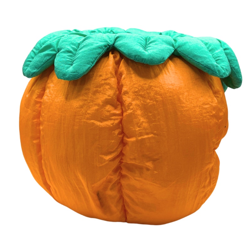 Vintage 1993  Puffalump Pumpkin Halloween Trick or Treat Plush Pail Bucket
