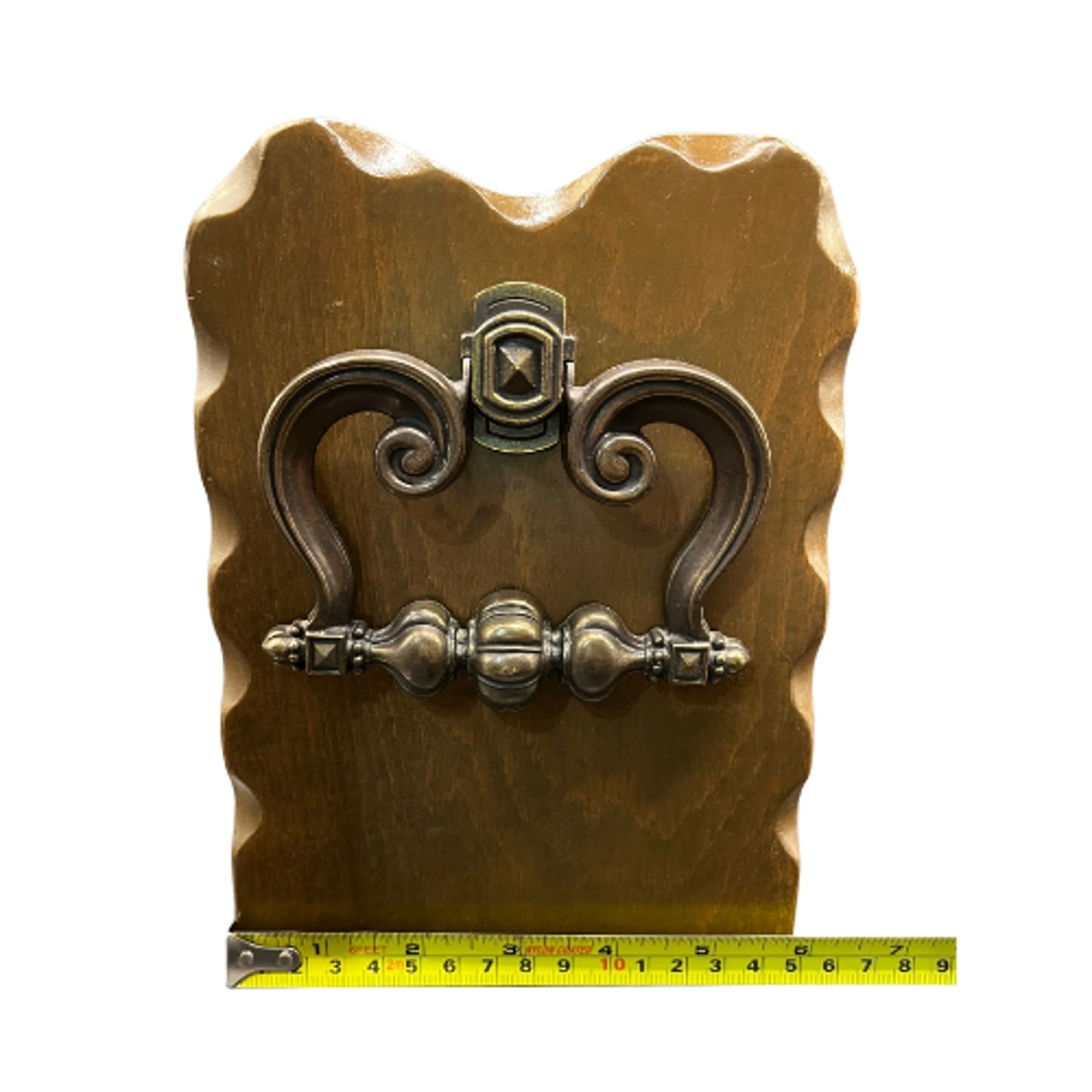 Vintage Wood Bookends Door Knocker Dark Academia Library Book Ends Gothic