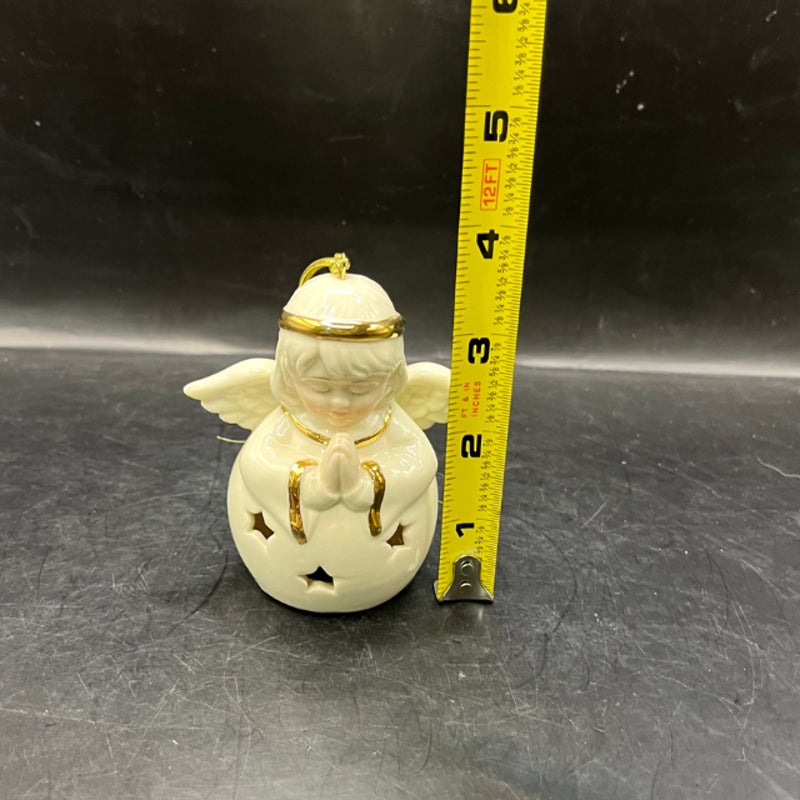 Lenox Color Changing Lit Angel Porcelain Christmas Tree Ornament Star Cutouts