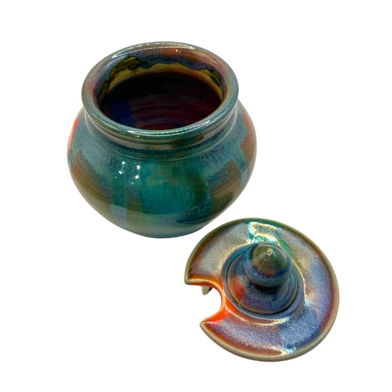 David Howard Ashley Pottery Lidded Jar Vintage Studio Art Pottery