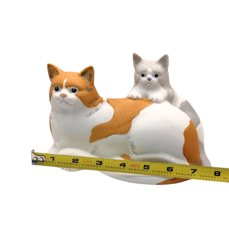 Silvestri Mary Lake Thompson Cat Kitten Figurine Ceramic Orange Calico Vintage