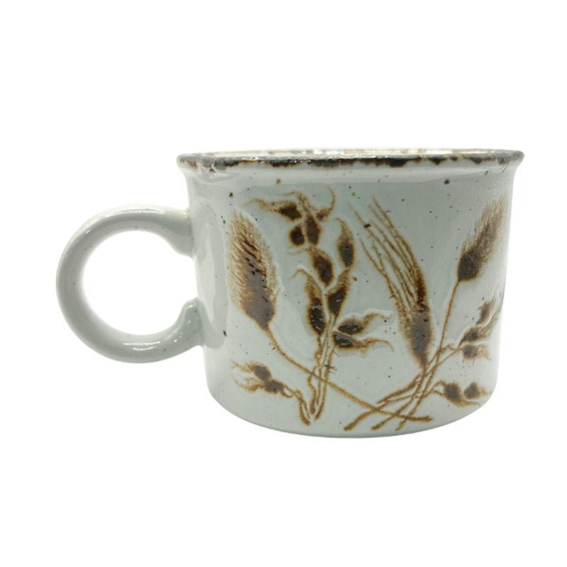 Midwinter Stonehenge Wild Oats Mugs Set of 4 Vintage 1970s Stoneware Mugs