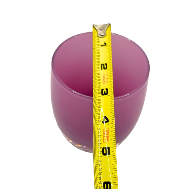 Glassybaby Handblown Glass Votive Candle Holder Pink Lavender Purple