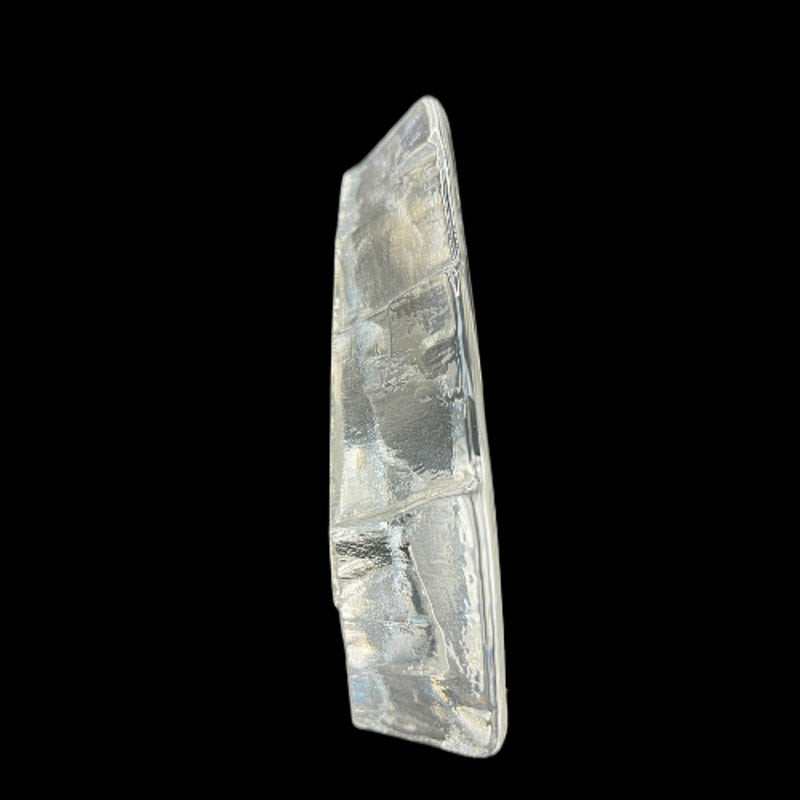 NYBRO Sweden Crystal Equestrian Horse English Rider Iceberg Paperweight Signed