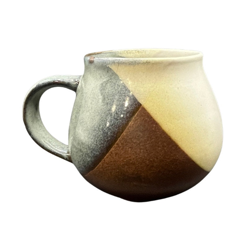 Vintage Pottery Craft USA 3D Face Mug Sculpted Man Mustache Coffee Cup