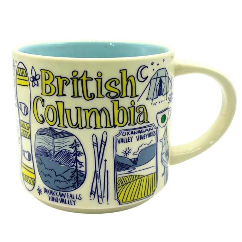 Starbucks British Columbia Canada Been There Series 2023 Coffee Tea Mug 14oz