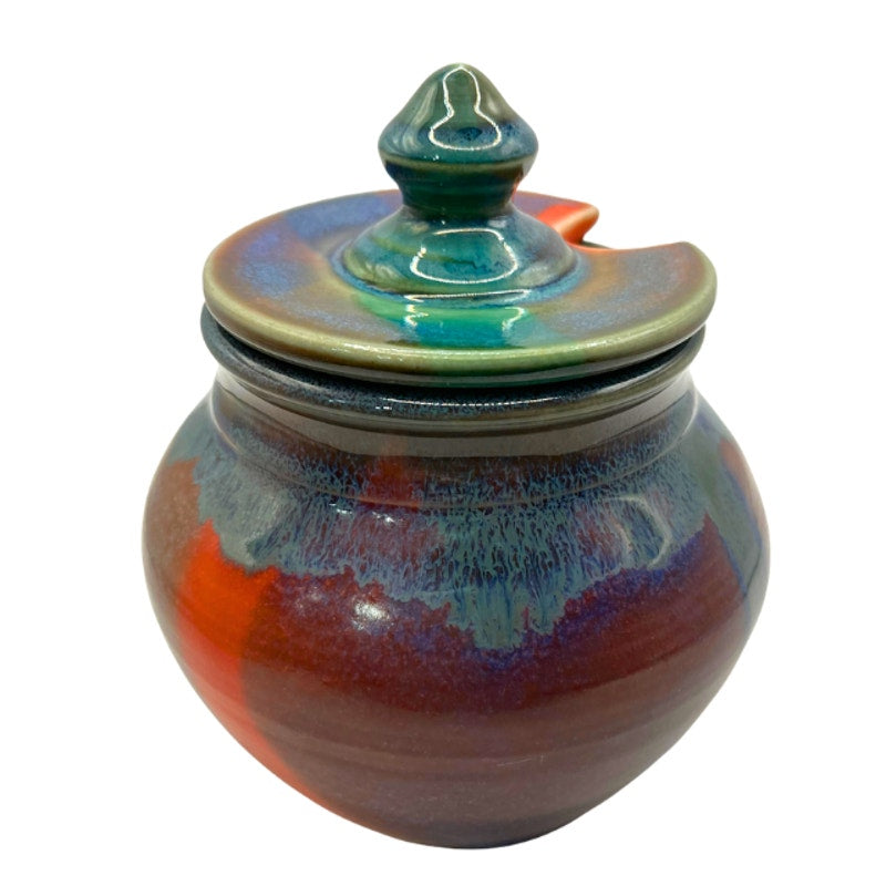 David Howard Ashley Pottery Lidded Jar Vintage Studio Art Pottery