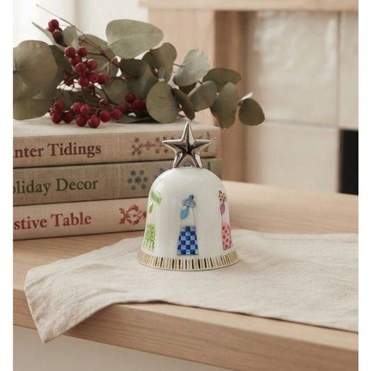 Richard Ginori Christmas Bell Ornament The Tree Wise Men Italian Porcelain