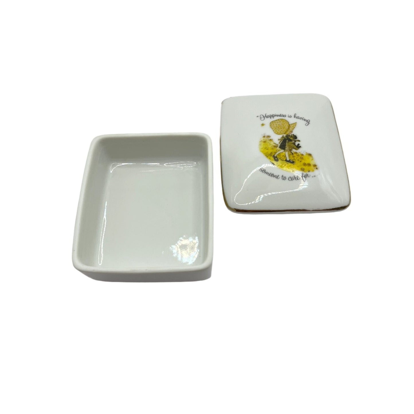 Holly Hobby Trinket Box “Happiness is having someone to care for.”