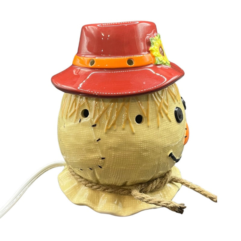 Retired Scentsy Scarecrow Wax Warmer  Harvest Collection with Box
